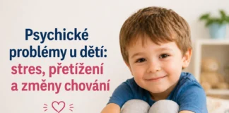 Psychické problémy u dětí jako stres, přetížení a změny chování