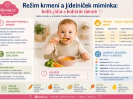 Režim krmení a jídelníček miminka