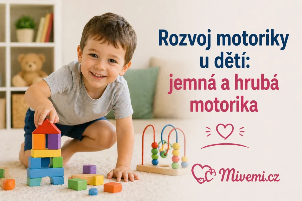 Rozvoj motoriky u dětí jemná a hrubá motorika