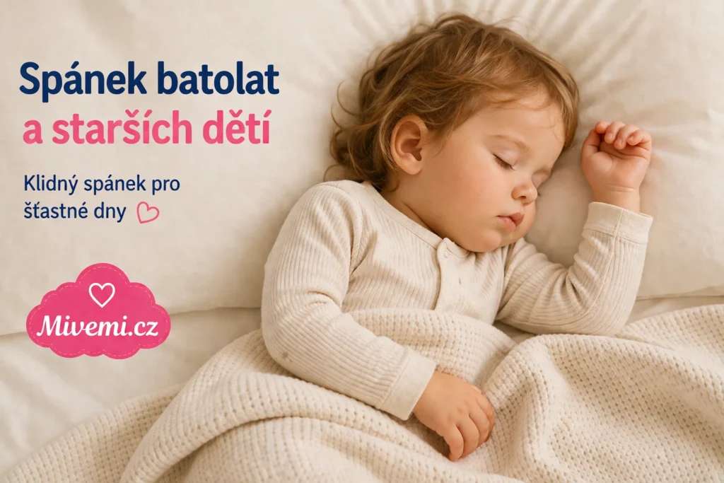 Spánek batolat a starších dětí