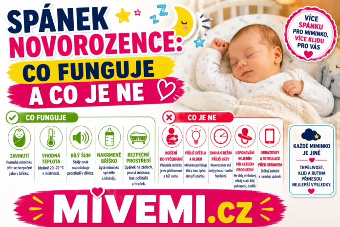 Spánek novorozence co funguje
