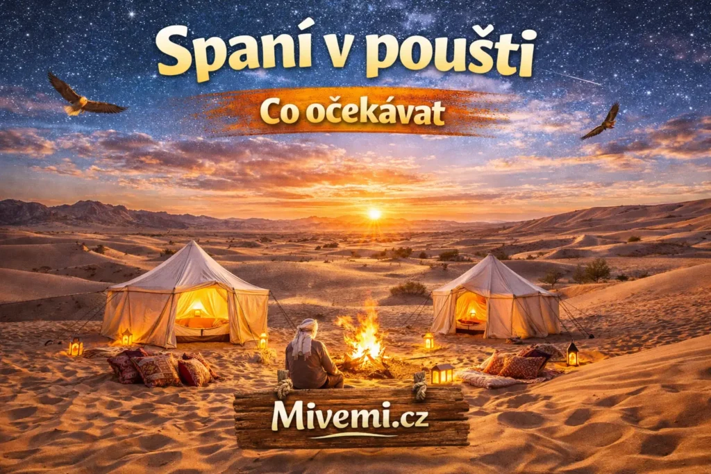 Spaní v poušti