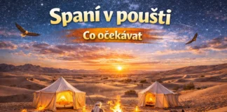 Spaní v poušti
