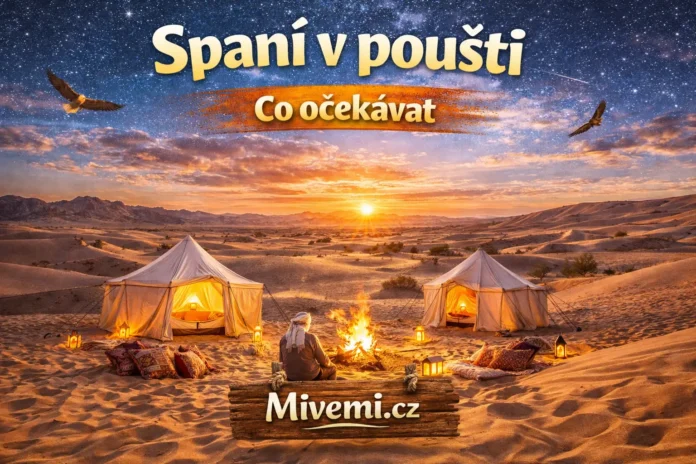 Spaní v poušti
