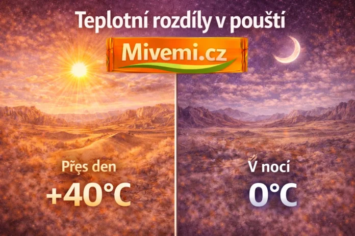 Teplotní rozdíly v pouštích