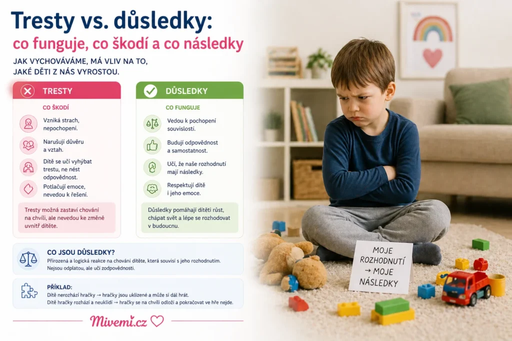 Tresty a důsledky u dětí