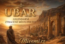 Ubar jako ztracené město v poušti