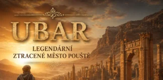 Ubar jako ztracené město v poušti