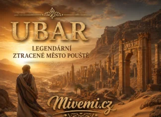 Ubar jako ztracené město v poušti