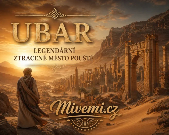 Ubar jako ztracené město v poušti